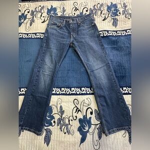 Levi's Dark Blue Bootcut Jeans for Men